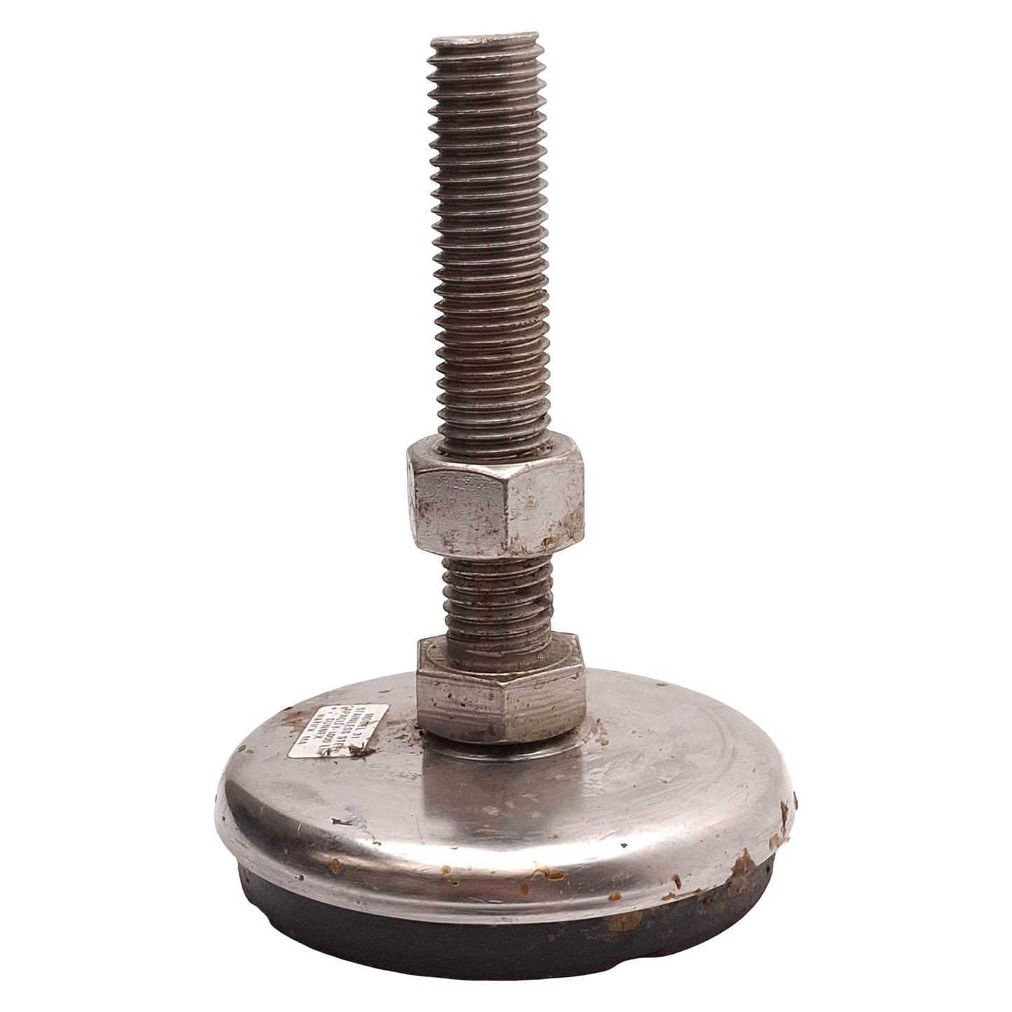 Used Lot of 4 Sunnex Model 31 Stainless Steel Leveling Feet, 3/4in-10 x 4in, 1000lbs
