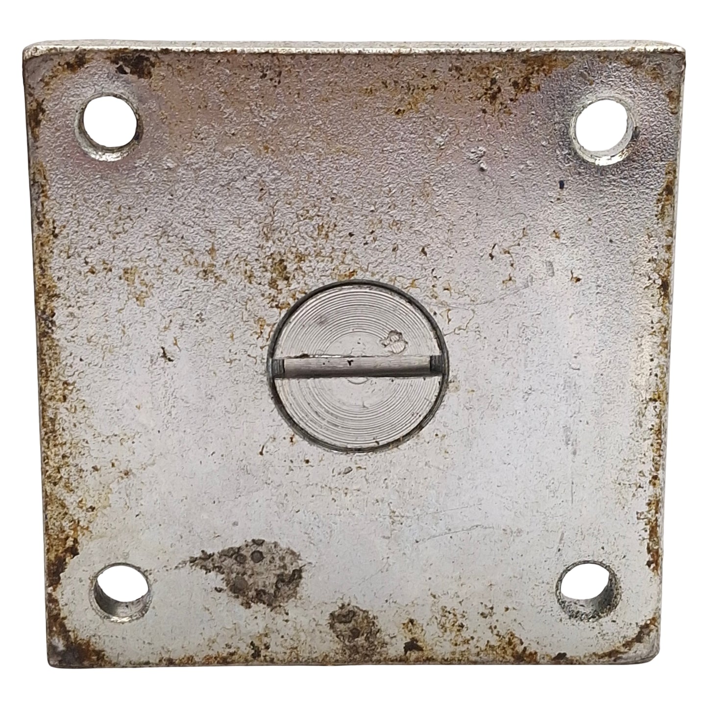 Used Darnell Heavy Duty Top Plate Swivel Caster ø3in x 1-7/8in Wheel, 4in x 4in Plate