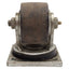Used Darnell Heavy Duty Top Plate Swivel Caster ø3in x 1-7/8in Wheel, 4in x 4in Plate