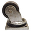 Used Darnell Heavy Duty Top Plate Swivel Caster ø3in x 1-7/8in Wheel, 4in x 4in Plate