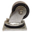 Used Darnell Heavy Duty Top Plate Swivel Caster ø3in x 1-7/8in Wheel, 4in x 4in Plate