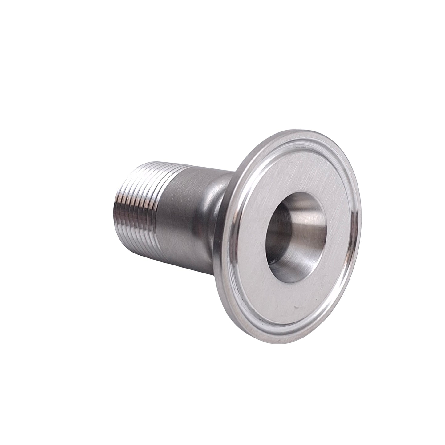 New VNE EG21-6L1.0x.75 Clamp Adapter Sanitary Fitting, 3/4in NPT to 1in Triclamp