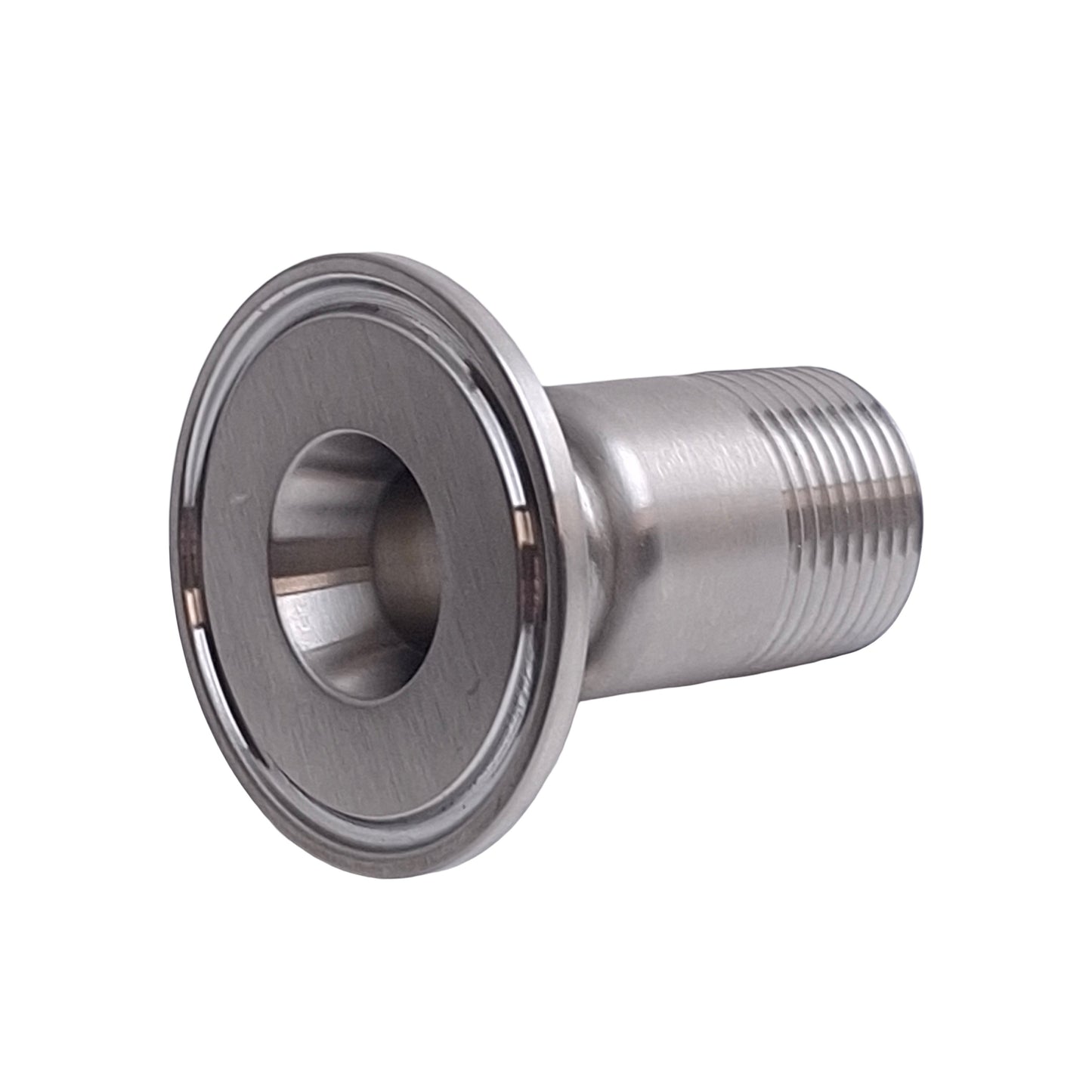 New VNE EG21-6L1.0x.75 Clamp Adapter Sanitary Fitting, 3/4in NPT to 1in Triclamp