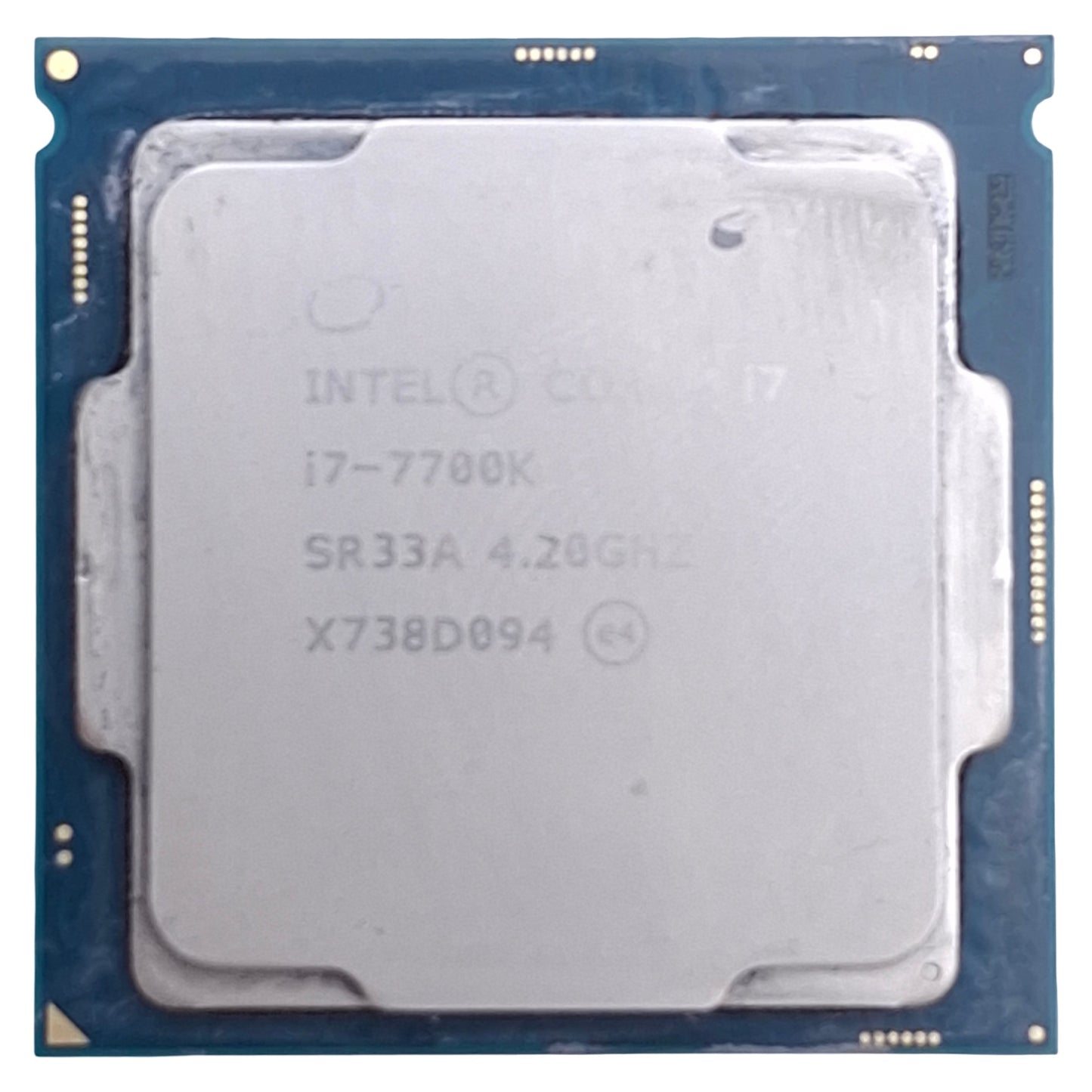 Used Intel i7-7700k CPU Processor 4.20GHz/4.50GHz Turbo, 4 Core 8 Thread, LGA1151