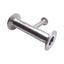 Used Steel & OBrien Stainless Steel Reducing Tee, 1/2in to 1in to 1in Tri-Clamp