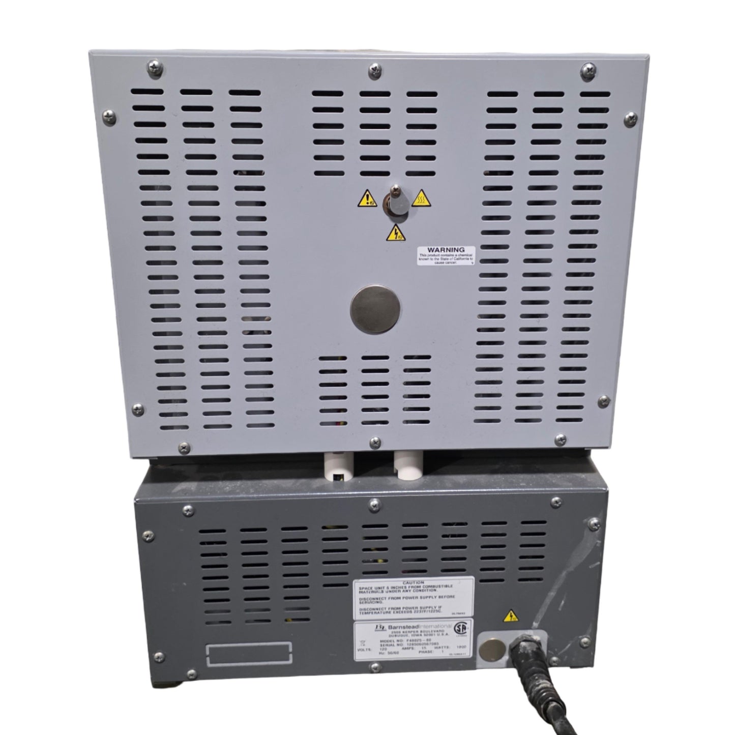 Used Barnstead Thermolyne 48000 Heat Treat Furnace 0.2CuFt 212°F To 2000°F 120V 14.5A