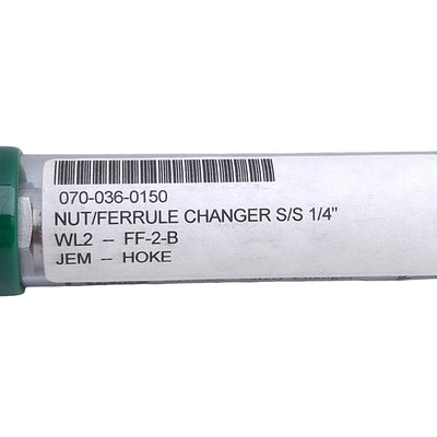 New Lot of 5 Hoke 070-036-0150 WL2-FF-2-B Gyrolok Compression Nut/Ferrule ø1/4in, SS