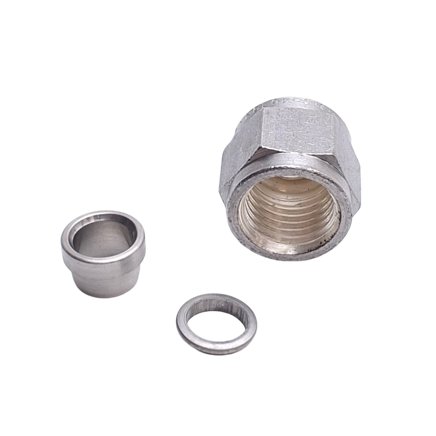 New Lot of 5 Hoke 070-036-0150 WL2-FF-2-B Gyrolok Compression Nut/Ferrule ø1/4in, SS
