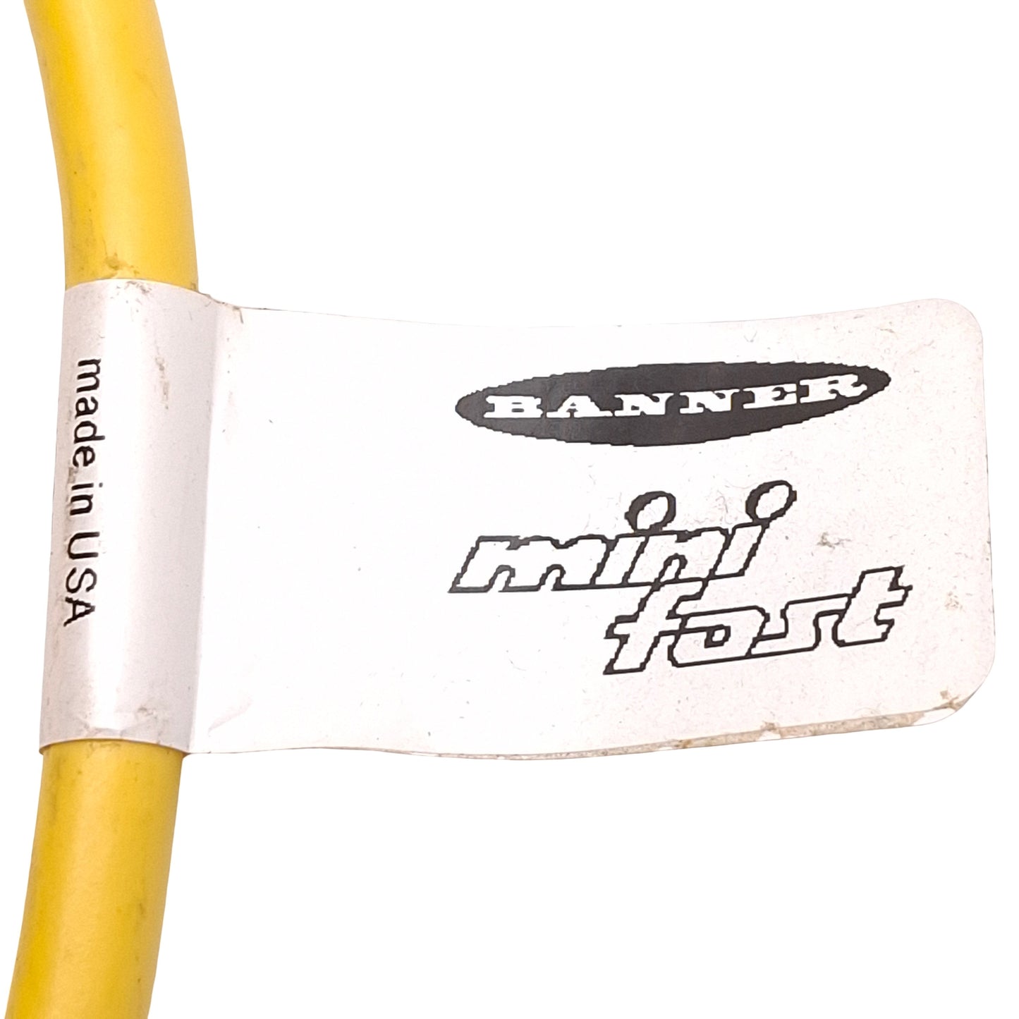 Used Banner MBCC-412 25226 Single Ended Cordset, 9A 300V, 4-Pin 7/8in Mini QD, 6ft