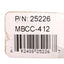 Used Banner MBCC-412 25226 Single Ended Cordset, 9A 300V, 4-Pin 7/8in Mini QD, 6ft