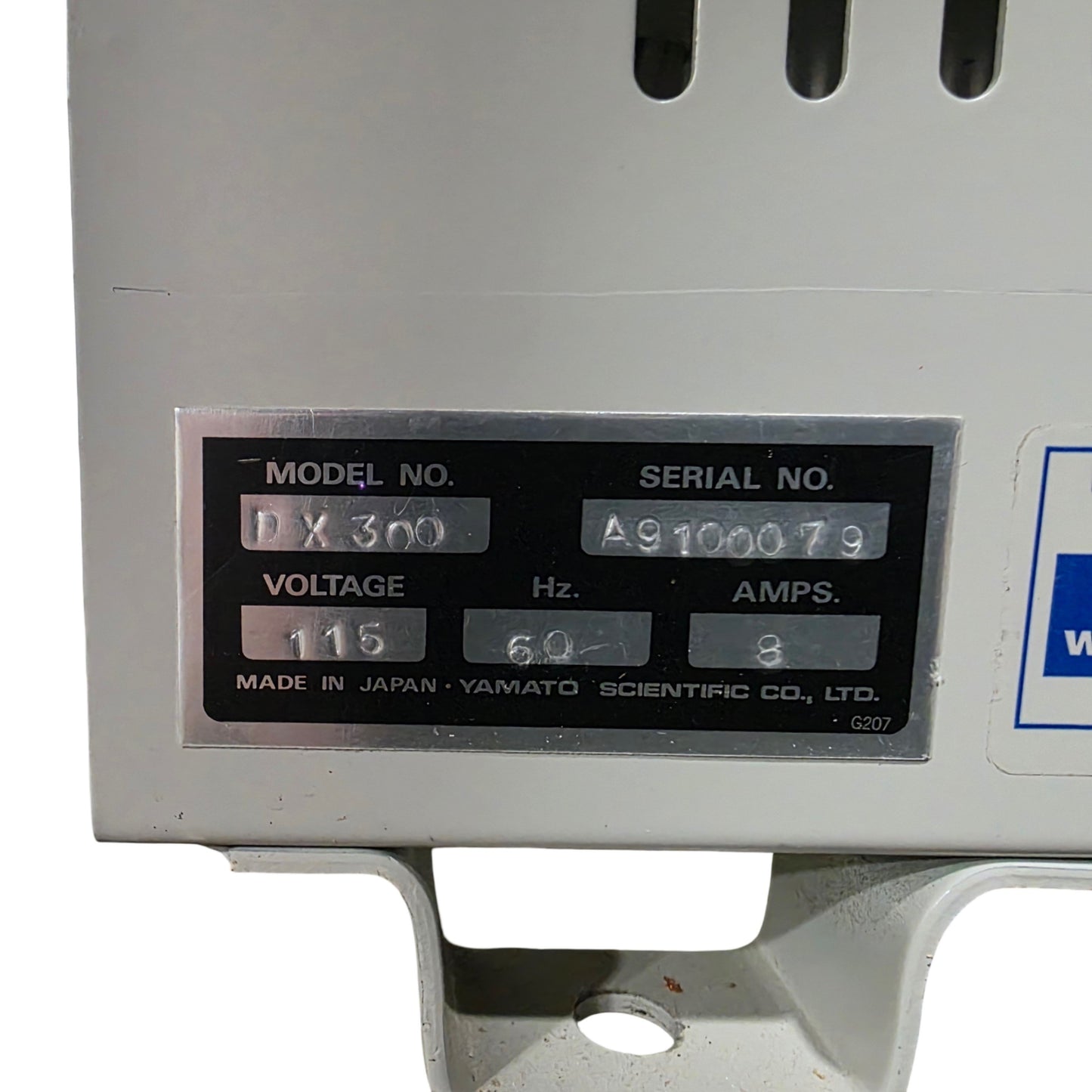 Used Yamato DX300 Gravity Convection Oven 1CuFt, Amb +5° To 300°C, 115VAC 8A