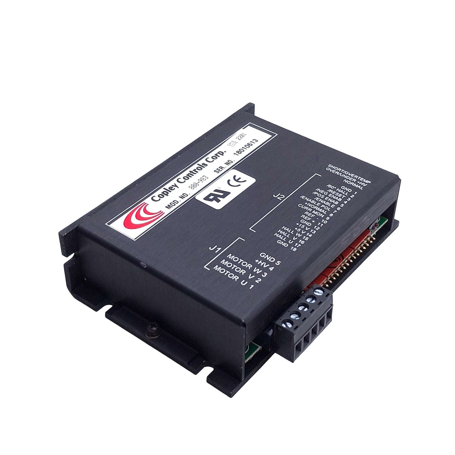 Used Copley Controls 800-983 Servo Motor Drive, *Missing J2 Connector*