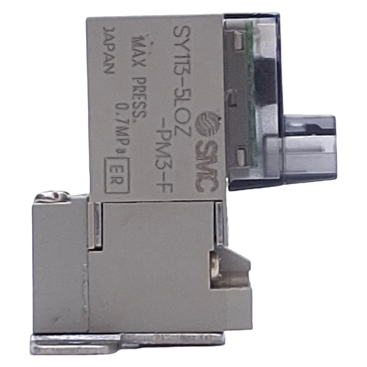 Used Lot of 2 SMC SY113-5LOZ-PM3-F Solenoid Valve 3-Port 2-Position, 24VDC M5x0.8