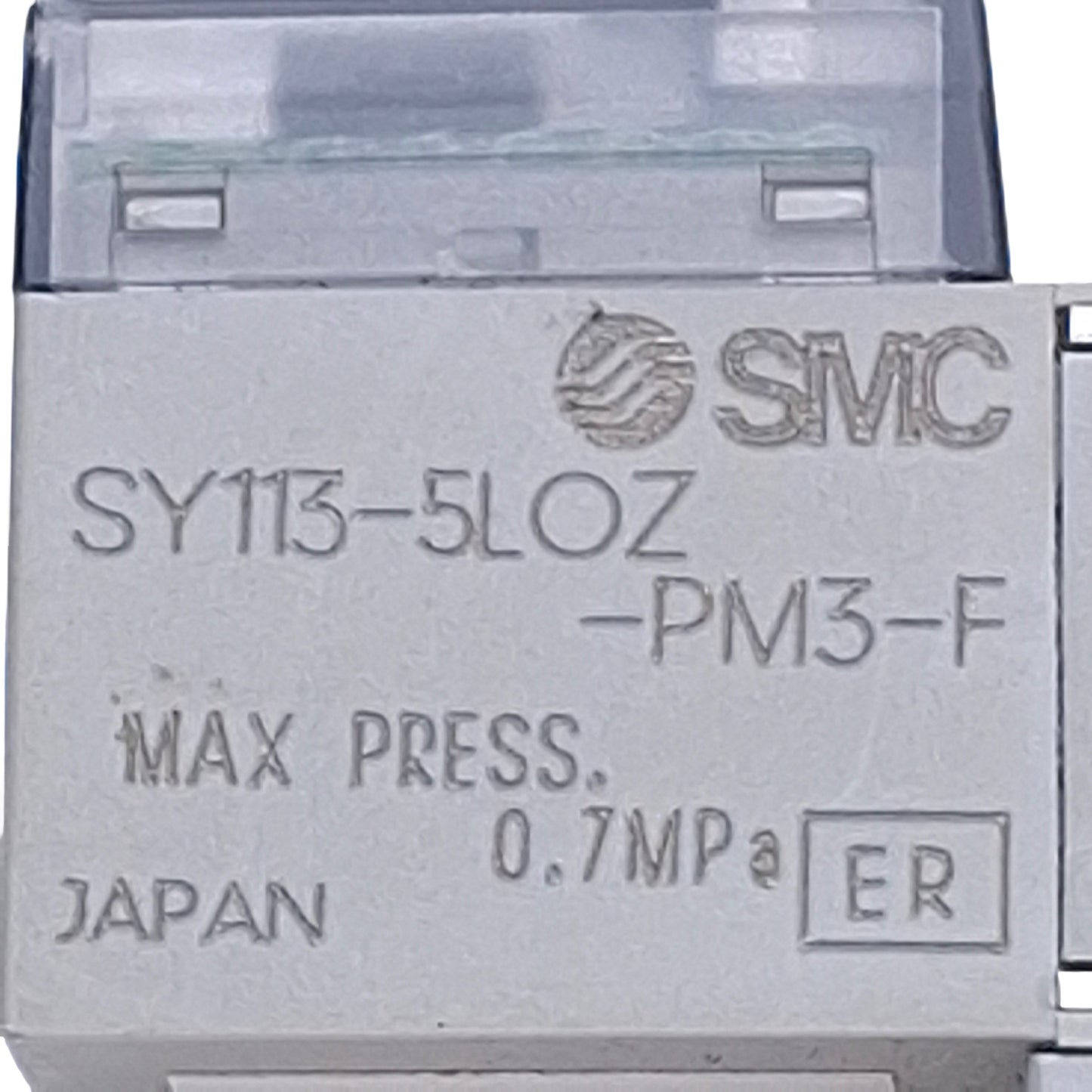 Used Lot of 2 SMC SY113-5LOZ-PM3-F Solenoid Valve 3-Port 2-Position, 24VDC M5x0.8