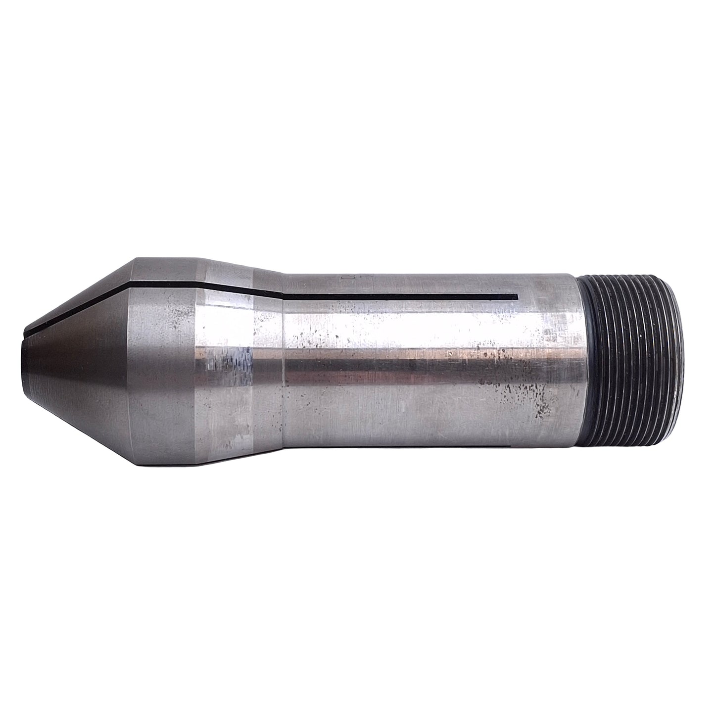 Used Hardinge 110699-001 7363X Flat Nose Collet, 0.036in Round, 5C Mount, 4.47in OAL