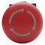 Used Eaton M22-PVT-K12 Red Twist Release Push Button ø22.5mm, 1NO 2NC, 600VAC 10A