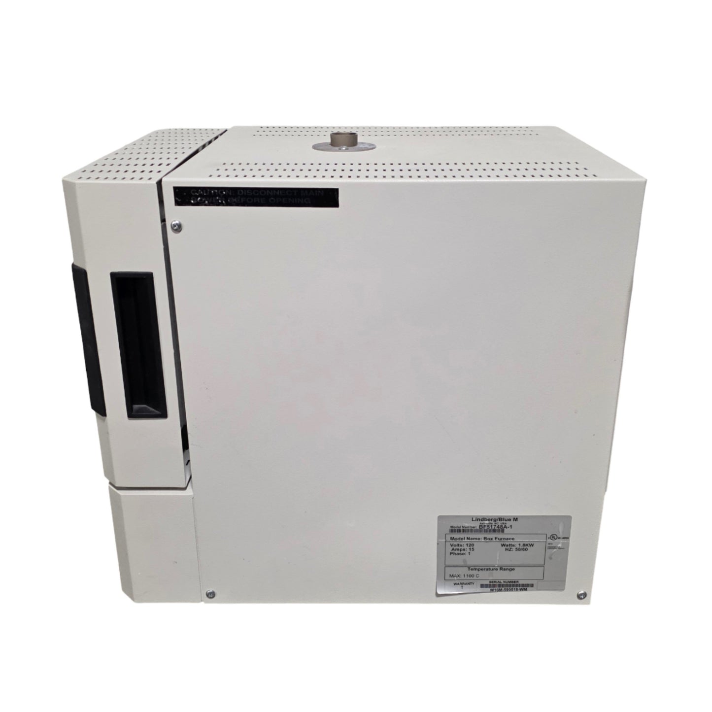 Used Lindberg Blue M BF51748A-1 Moldatherm Box Furnace 1.99L, 100°C To 1000°C, 120VAC