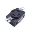Used Hubbell HBL3430 Twist Lock Receptacle, 4-Pole 4-Wire, 120Y/208VAC 30A