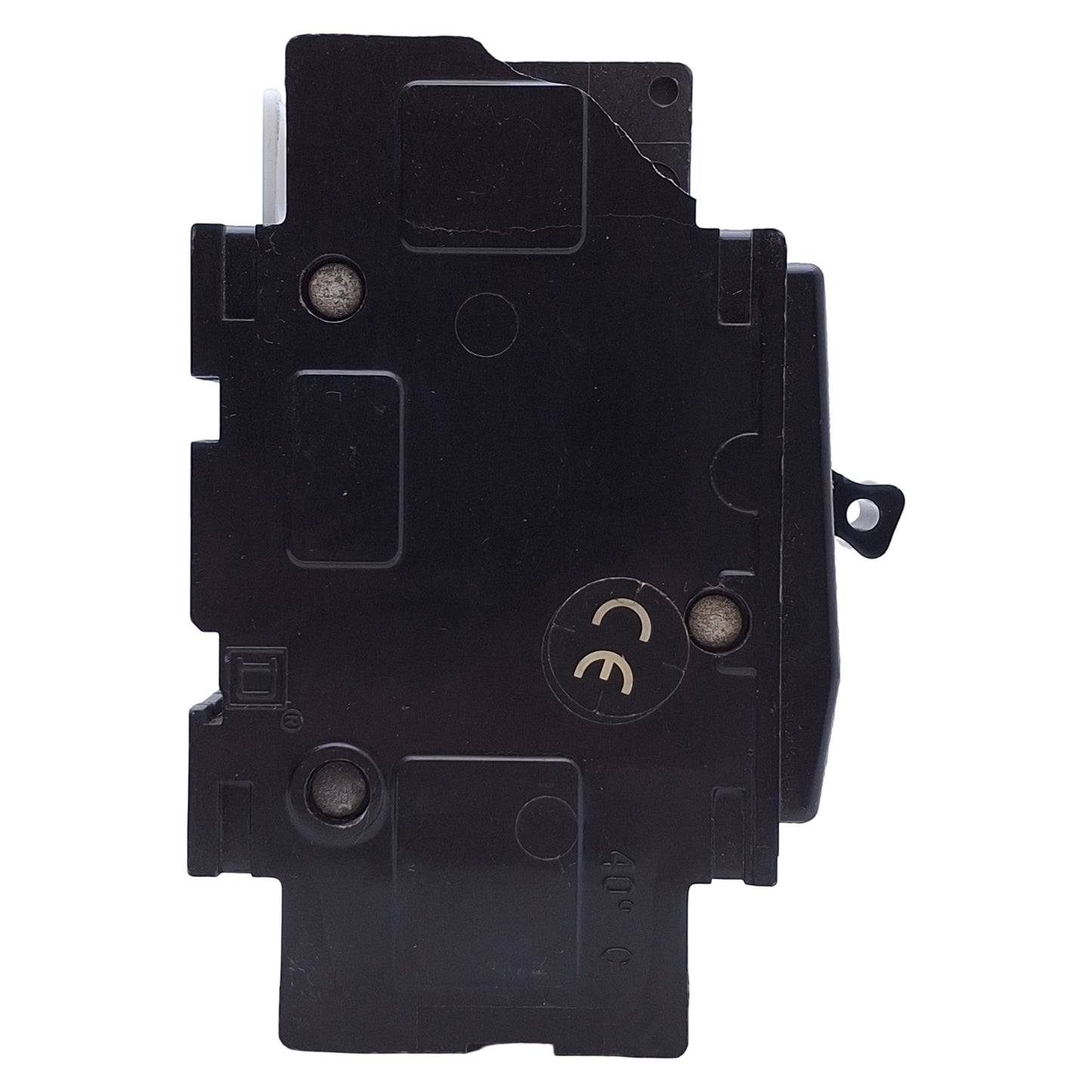 Used Schneider Electric QOU310 Miniature Circuit Breaker, 3 Pole, 240VAC 10A*Chipped*