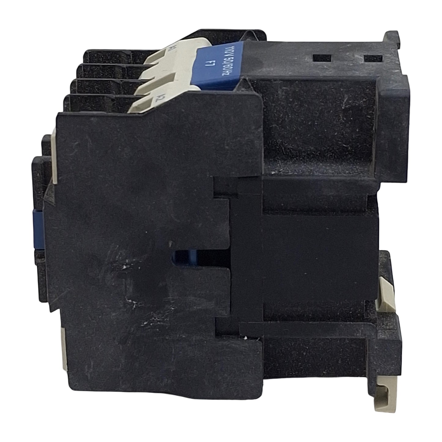 Used Telemecanique LC1D1210F7 Contactor, 3-Pole 1NO, 25A 600VAC, 110VAC Coil