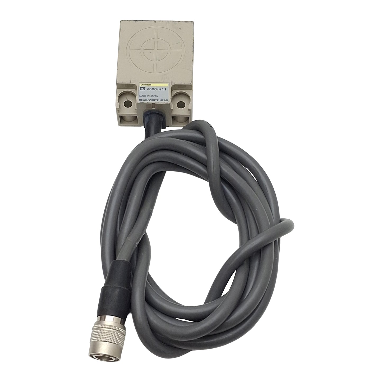 Used Omron V600-H11 RFID Reader Read/Write Head Module, 530kHz Frequency, 12-Pin