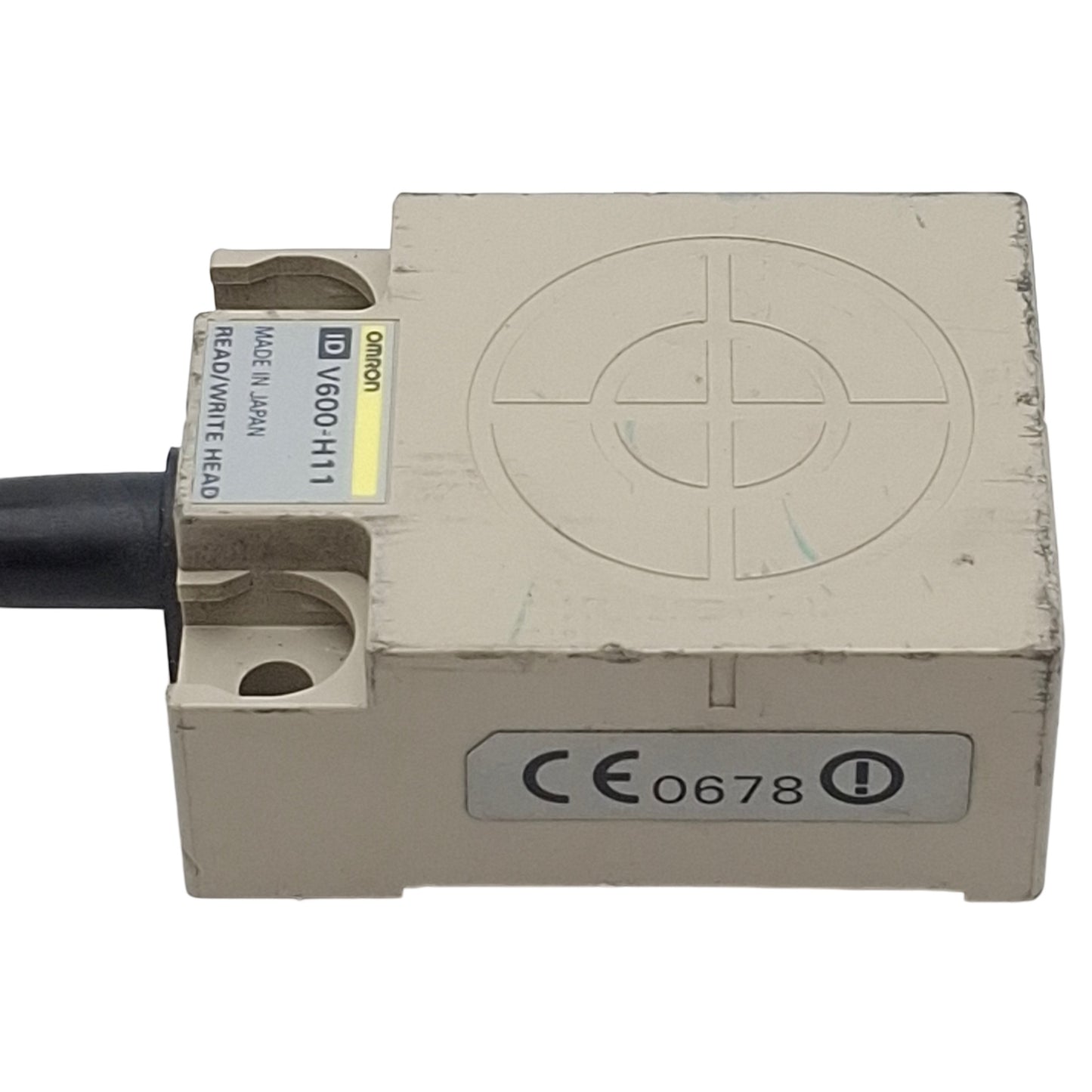 Used Omron V600-H11 RFID Reader Read/Write Head Module, 530kHz Frequency, 12-Pin