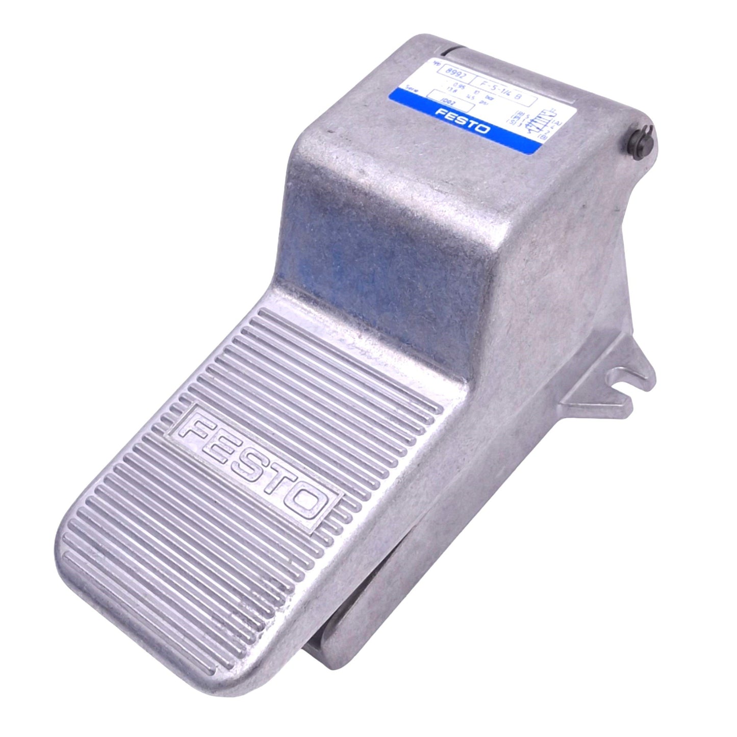 New – Open box Festo 8992 F-5-1/4-B Pneumatic Foot Pedal Valve, 5/2-Way, G 1/4in, 10bar Max