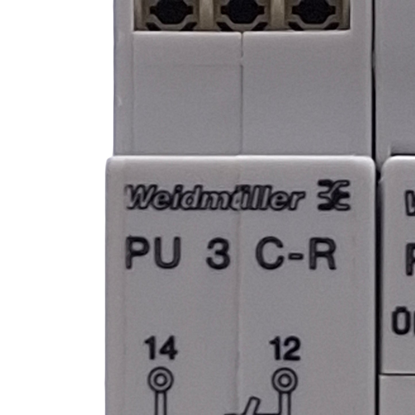 Used Weidmuller PU3 C-R Surge Suppressor 250VAC 1A, 100kA Max Surge, DIN Rail