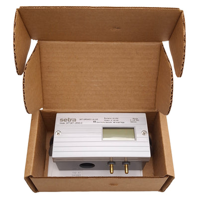 New Setra DPT2671-2R5D-D Differential Pressure Transducer, 0-2.5in WC, 4-20mA, 24VDC