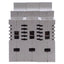 Used Siemens 3NW7 030 Fuse Holder, 3-Pole, 10x38 Fuse Size, 690VAC 32A Max, DIN Rail