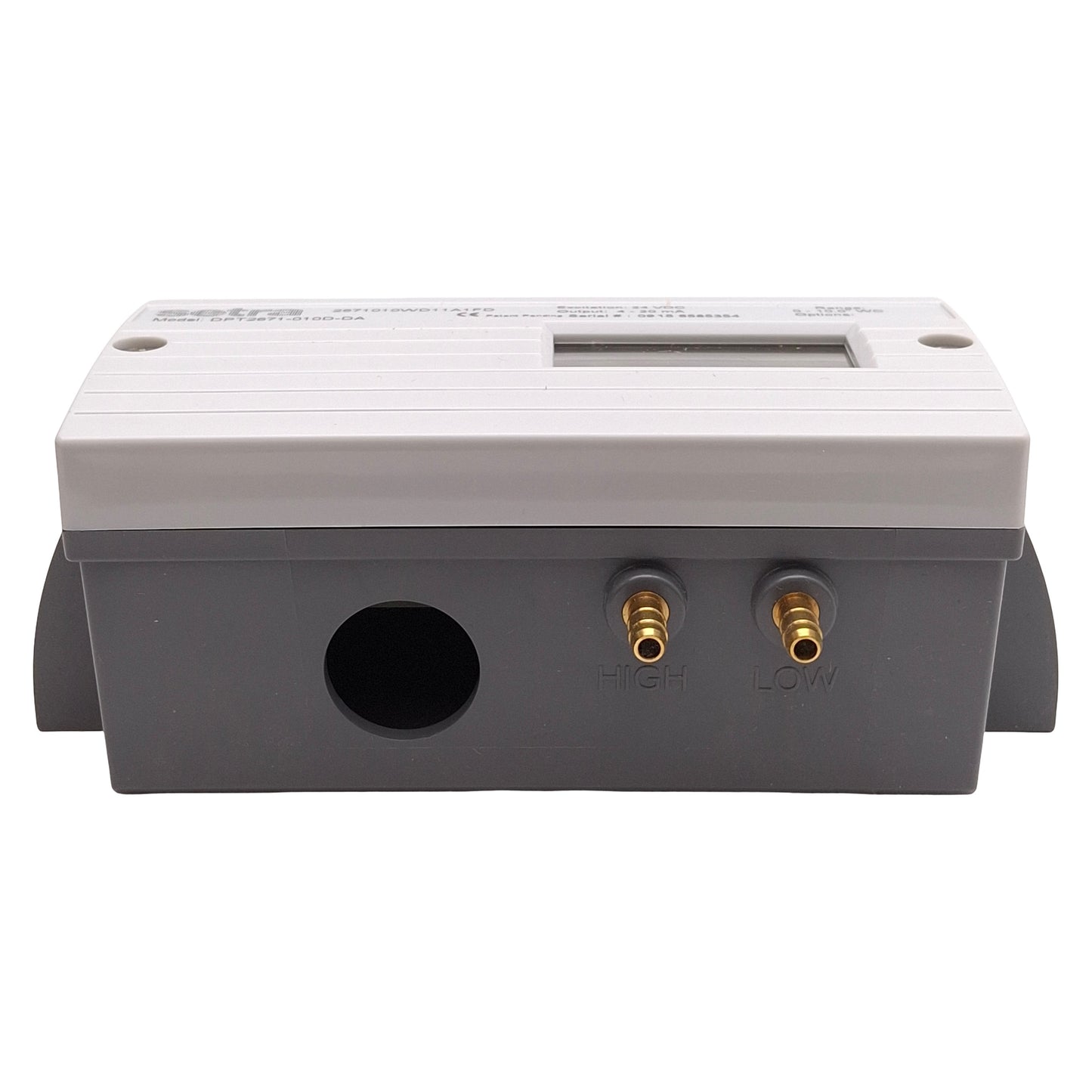 New Setra DPT2671-010D-DA Differential Pressure Transducer, 0-10in WC, 4-20mA, 24VDC