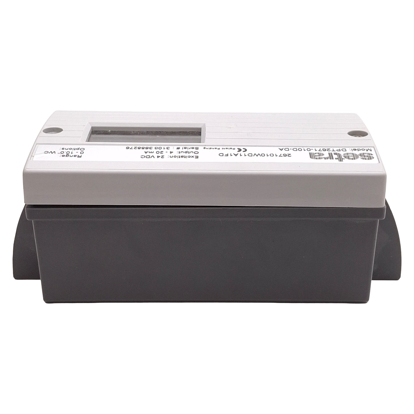 Used Setra DPT2671-010D-DA Differential Pressure Transducer, 4-20mA, 0-10in WC, 24VDC