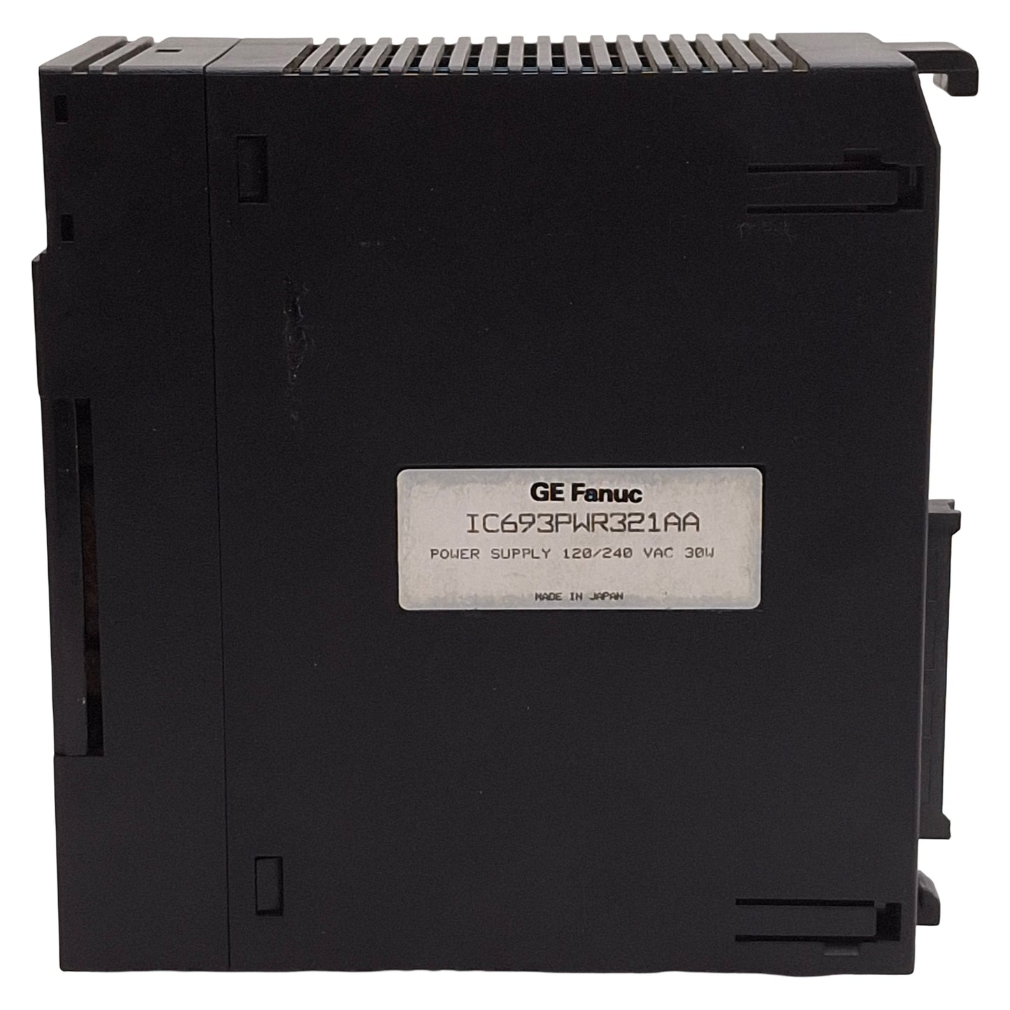 Used GE Fanuc IC693PWR321AA 90-30 Power Supply, 120/240VAC IN, 24VDC OUT *Connector*