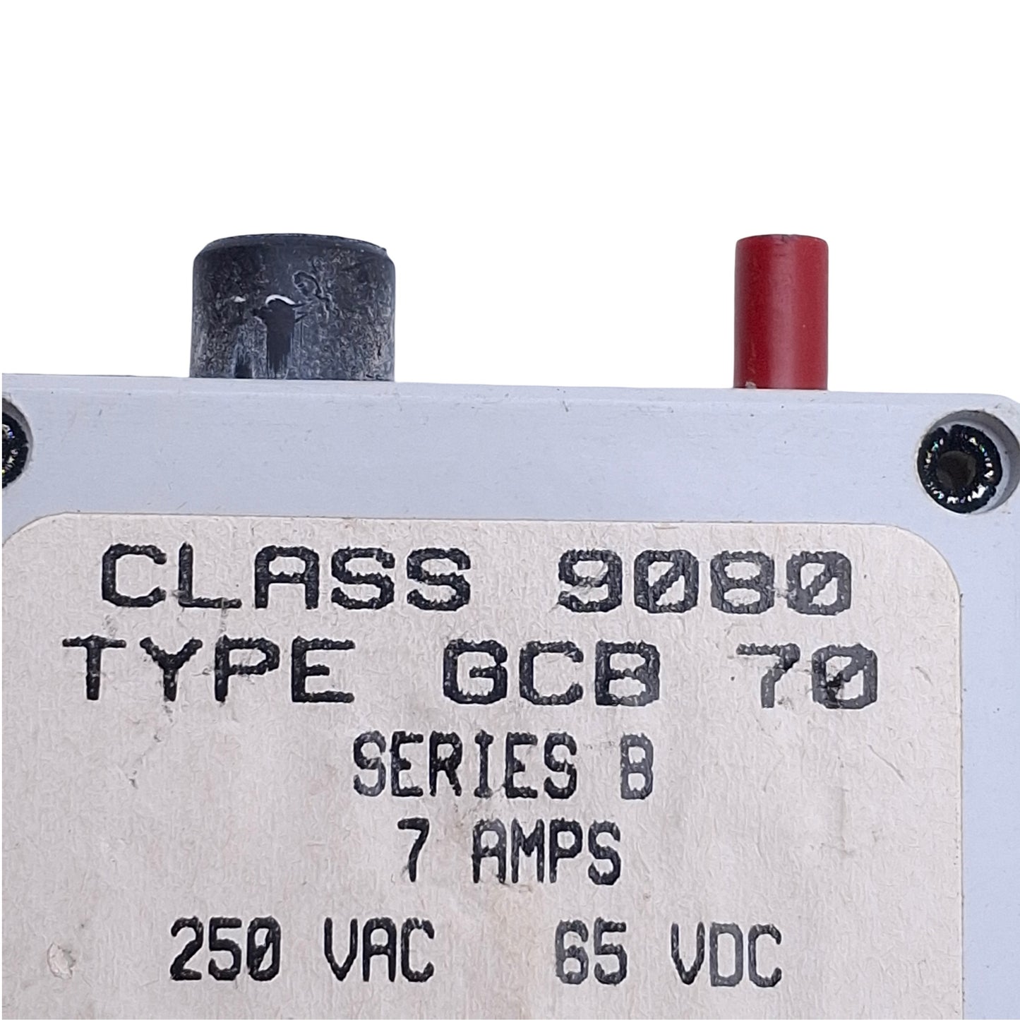 Used Lot of 4 Square D 9080GCB70 Circuit Breaker 1-Pole, 7A 250VAC/65VDC, DIN Rail