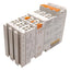 Used Lot of 3 Wago 750-601 PLC Power Supply Module, 5x20 Fuse Holder, 24VDC, DIN Rail