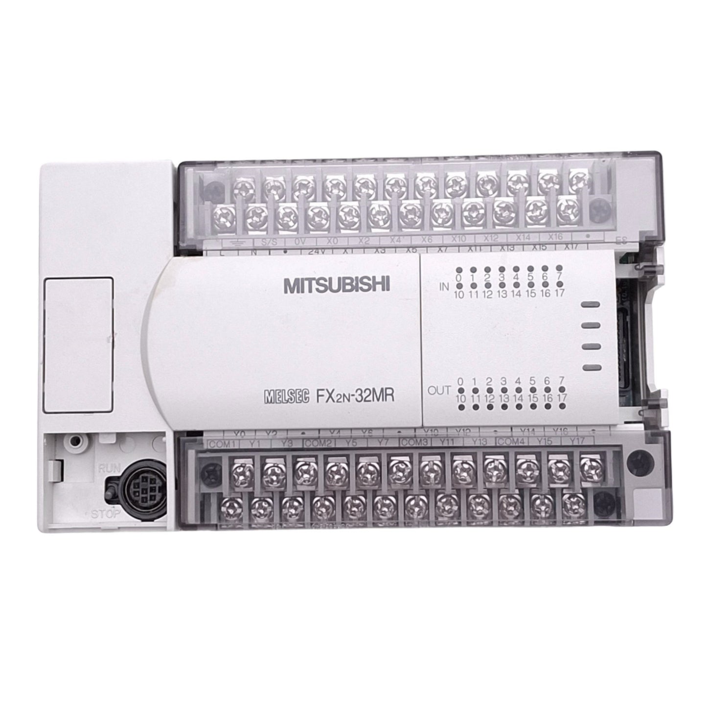 Used Mitsubishi FX2N-32MR-ES/UL Programmable Controller for MELSEC FX2N PLC, 32-Point