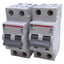 Used Lot of 2 Cutler Hammer WMS2D07 Circuit Breaker 2-Pole, 7A, 277/480VAC, DIN Rail