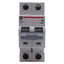 Used Lot of 2 Cutler Hammer WMS2D07 Circuit Breaker 2-Pole, 7A, 277/480VAC, DIN Rail