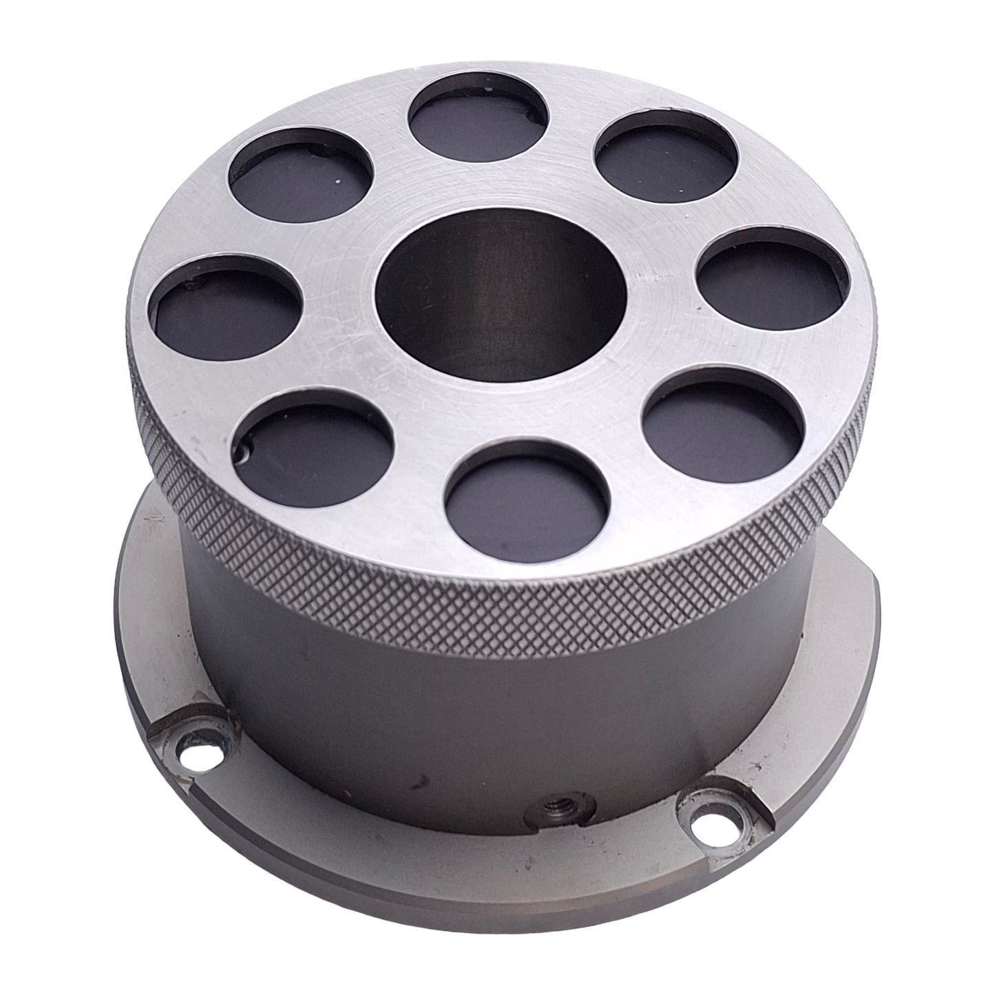 Used Pneumatic Air Chuck / 5C Collet Holder, M5 x 0.8 Thread, ø3.875in x 2.5in Length