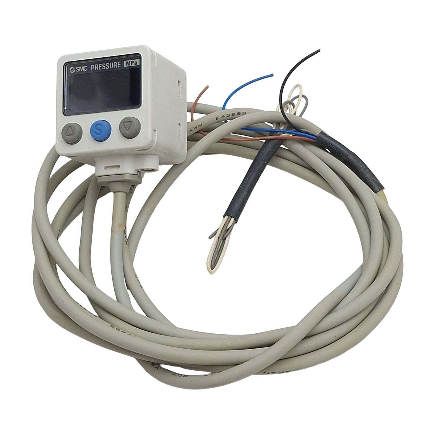 Used SMC ISE40A-N01-R Digital Pressure Switch, NPN, 12-24VDC, -0.1~1.0MPa, 1/8in NPT