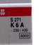 Used Lot of 4 ABB S271-K6A Circuit Breaker 1-Pole, 6A, 277/480VAC, DIN Rail