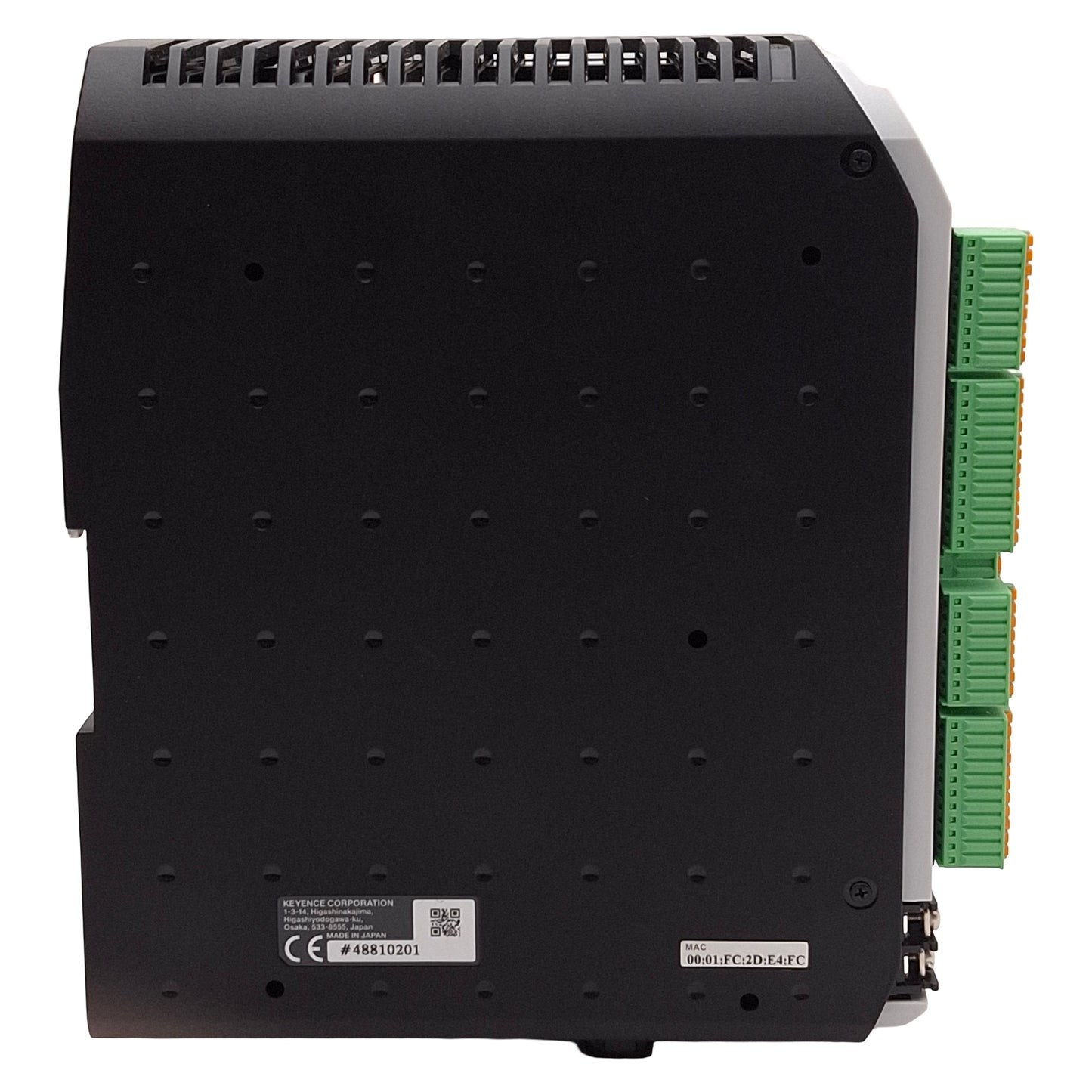 Used Keyence LS-9501 / CB-EP100 High-Speed Optical Micrometer Controller, NPN, 24VDC
