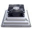New – Open box Hoffman HF0924414 nvent Side-Mount Filter Fan Lt Gray, 24VDC, 70 CFM, 8x8x4"