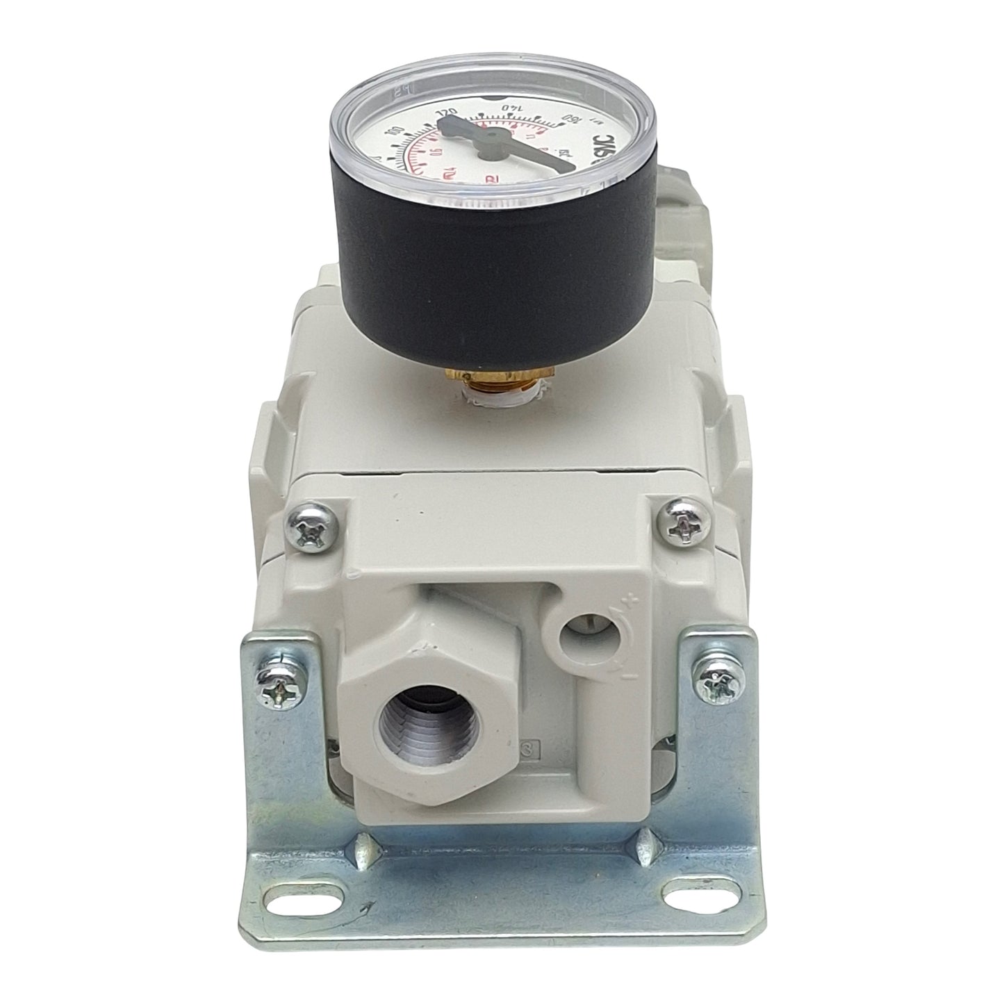 Used SMC AV2000-N02-5DZB-Z-A Soft Start Valve, 1/4in NPT, 30-150psi, 24VDC Coil