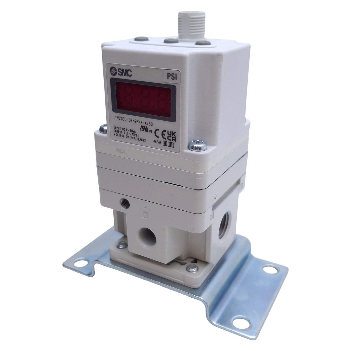 New – Open box SMC ITV2030-04N2BN4-X256 Electro-Pneumatic Regulator 24VDC, 1/4" NPT Port