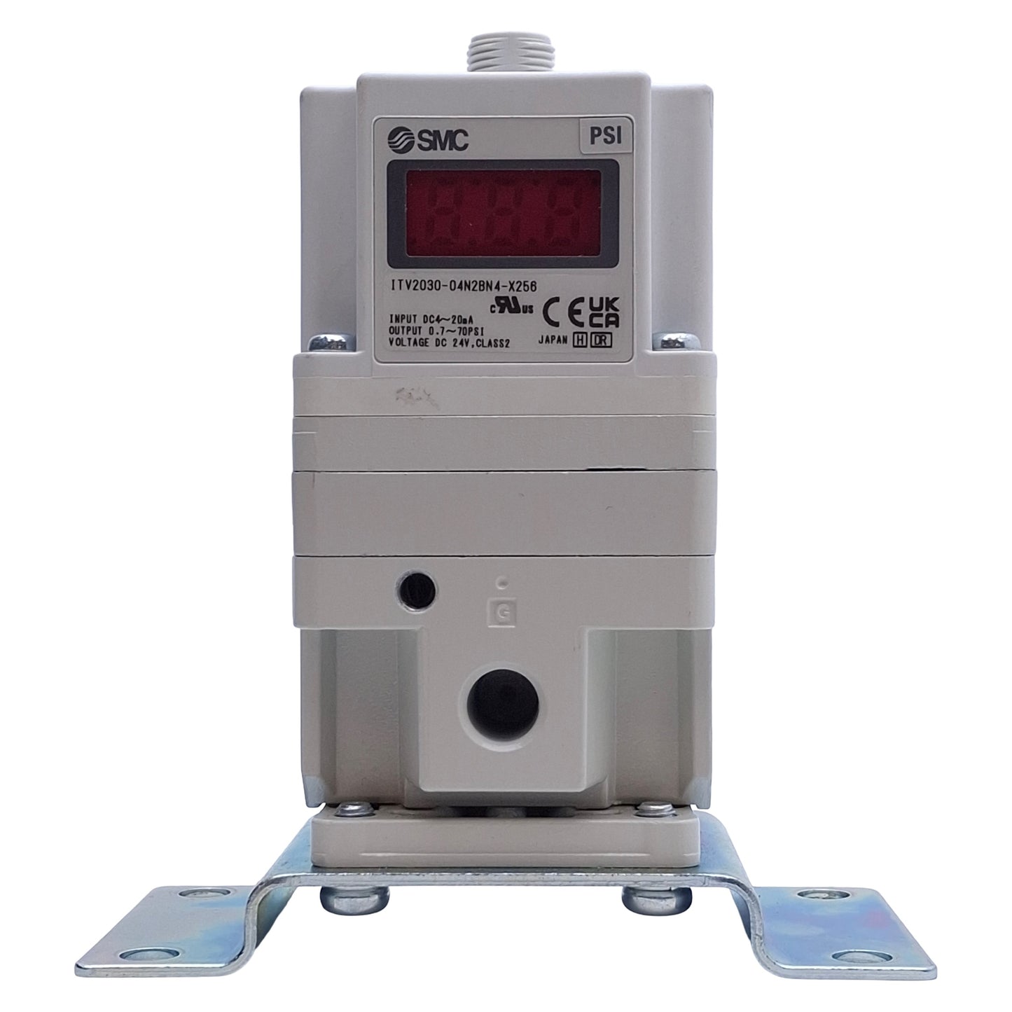 New – Open box SMC ITV2030-04N2BN4-X256 Electro-Pneumatic Regulator 24VDC, 1/4" NPT Port