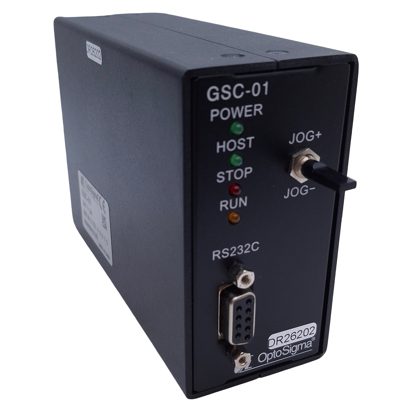 Used OptoSigma GSC-01 Single Axis Stage Controller 24VDC, 1.3A, RS232C, D-Sub 15-Pin