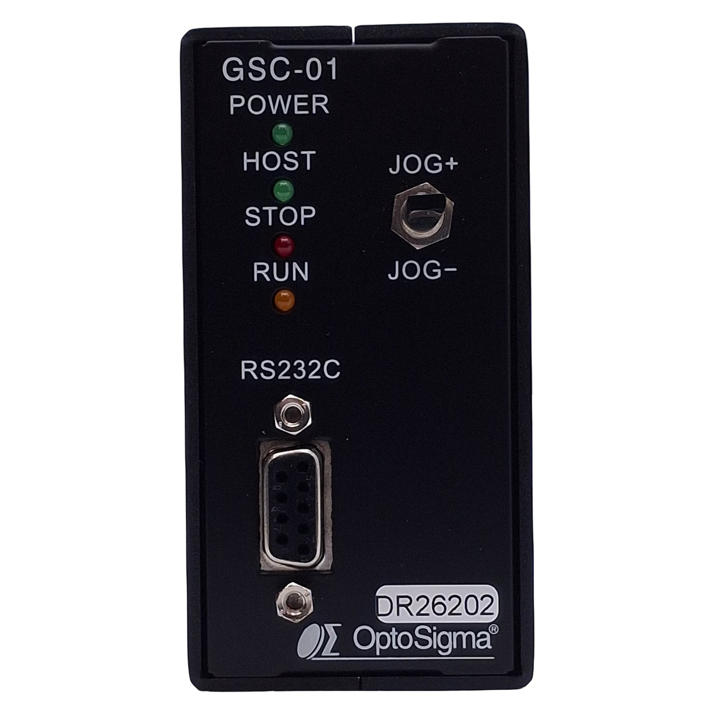 Used OptoSigma GSC-01 Single Axis Stage Controller 24VDC, 1.3A, RS232C, D-Sub 15-Pin