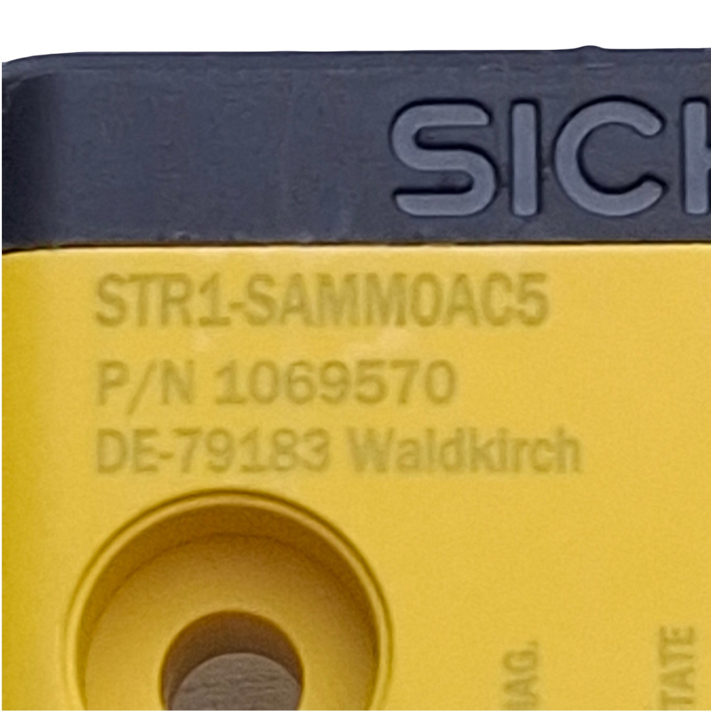 Used SICK STR1-SAMM0AC5 Non-Contact Safety Switch 24VDC, 50mA, M12 5-Pin, 0.2m Cable