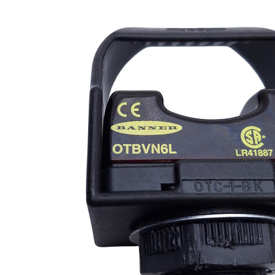 Used Banner Engineering OTBVN6L Optical Touch Button, 10-30VDC, Complimentary NPN Out
